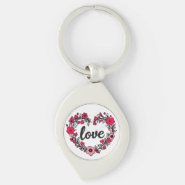 Llavero cadena de clave metalizado