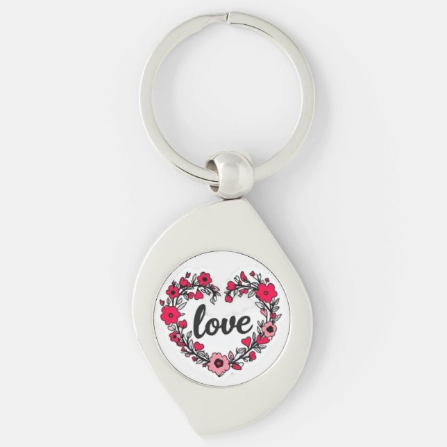 Llavero cadena de clave metalizado (Anverso)