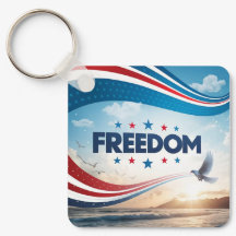 Cadena de clave Metalizado de Freedom Square