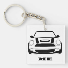 Llavero Cadena de clave MINI Me - 2 lados cuadrados