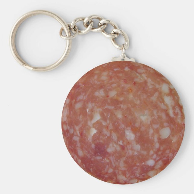 Llavero Cadena de clave Salami Slice (Frente)