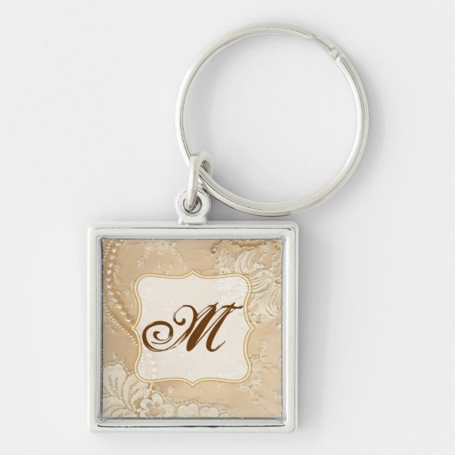 Llavero Cadena de clave victoriana de joyas de encaje vint (Frente)