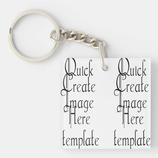 Llavero cadena de claves (Frente)