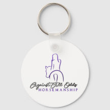 Cadena de claves AAOH con letras multicolores