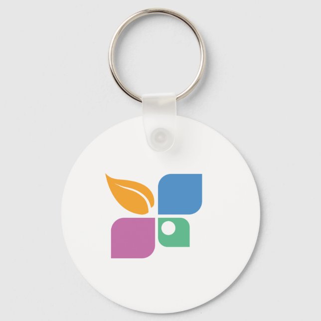 Llavero Cadena de claves abstractas (Anverso)