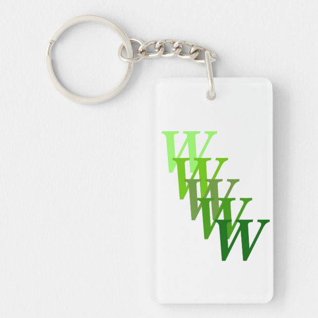 Llavero Cadena de claves (acrílico) - Letras y nombre paso (Frente)