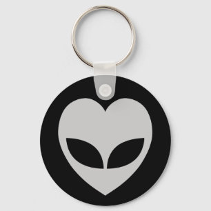 Llavero Cadena de claves Alien Love Heart