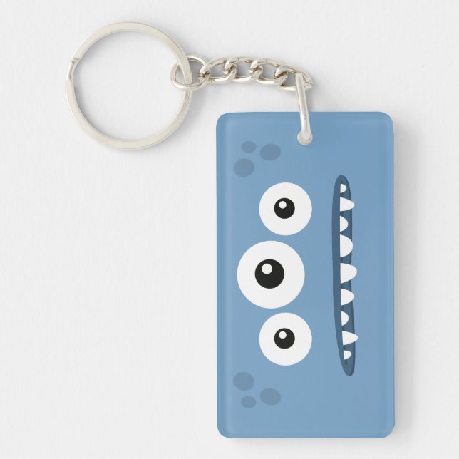 Llavero Cadena de claves alienígenas de los amigos espacia (Frente)