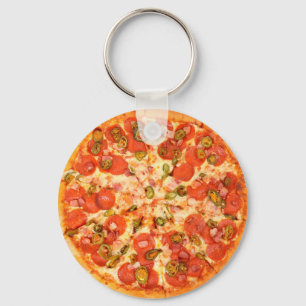 Llavero Cadena de claves alimentarias Pizza