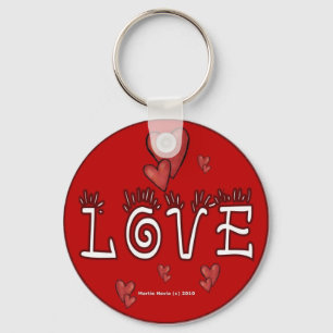 Llavero Cadena de claves Amor (Doble cara/Personalizada)
