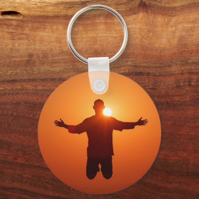 Llavero Cadena de claves "Ascendiendo al Amanecer" (Anverso)