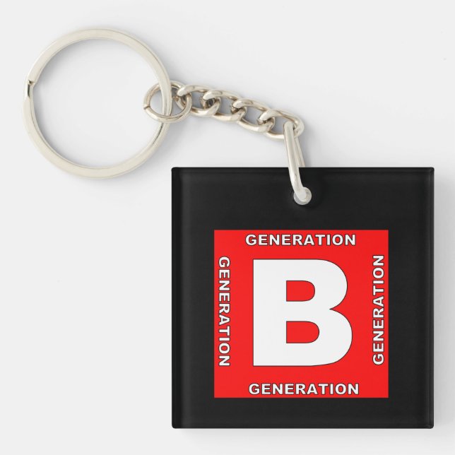 Llavero Cadena de claves Baby Boomer (Frente)