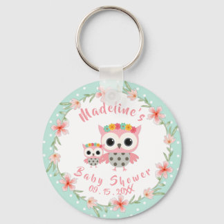 Llavero Cadena de claves Baby Shower Boho Owl