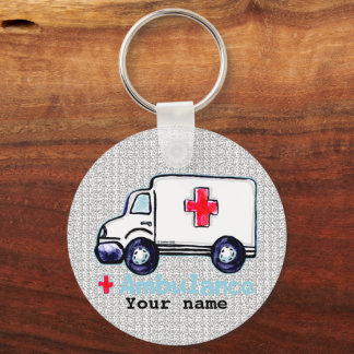 Llavero Cadena de claves básicas de ambulancia