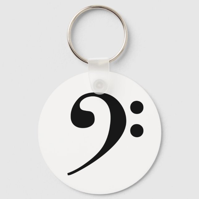 Llavero Cadena de claves Bass Clef (Anverso)