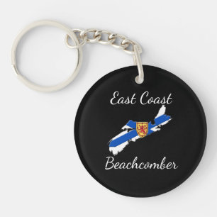 Llavero Cadena de claves Beachcomber de la costa este de N