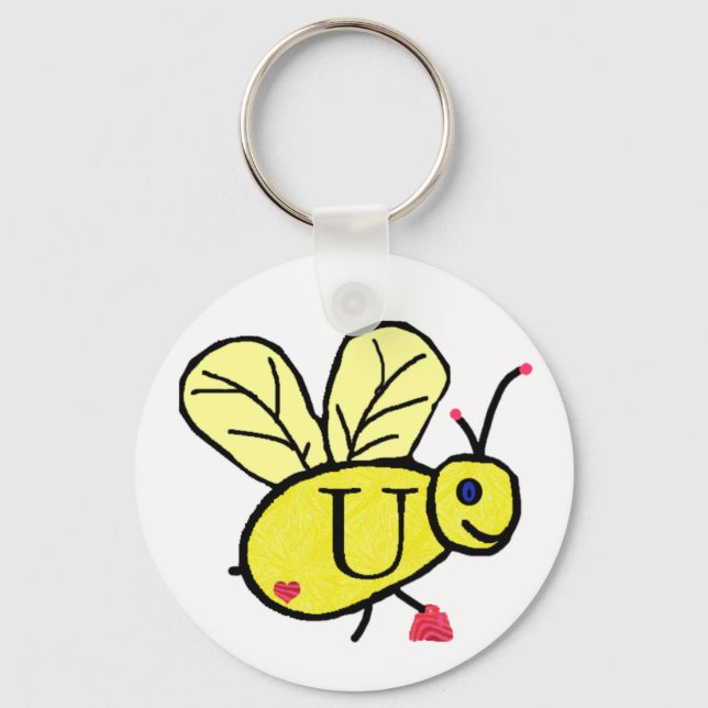 Llavero cadena de claves BEE U (Anverso)