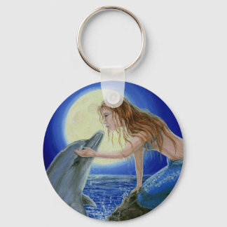 Llavero Cadena de claves Bésame Mermaid & Dolphin Fantasy