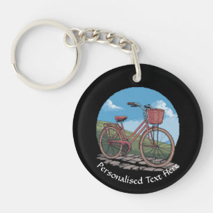 Llavero Cadena de claves Bicycle Custom NAME