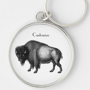 Llavero Cadena de claves Big Bison Buffalo Thunder_Cove