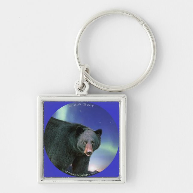 Llavero Cadena de claves BLACK BEAR Wildlife Lover (Frente)