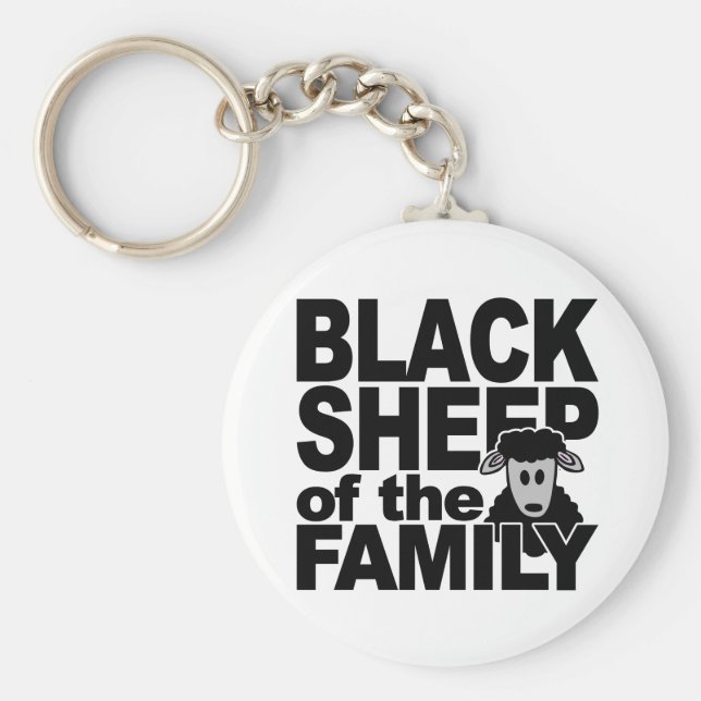 Llavero Cadena de claves BLACK SHEEP (Frente)