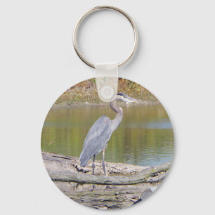 Llavero Cadena de claves Blue Heron