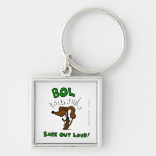 Llavero Cadena de claves "BOL Bark Out Loud" (Barras de BO