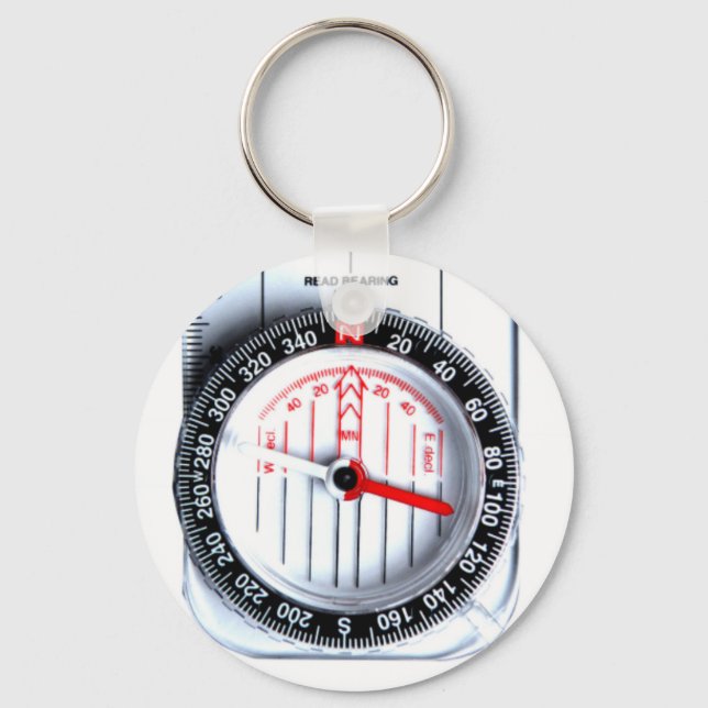 Llavero Cadena de claves - brújula orientadora (Anverso)