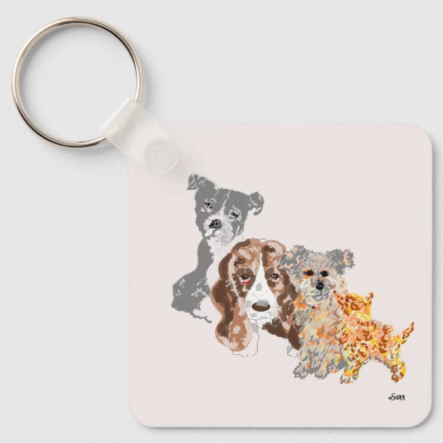 Llavero Cadena de claves : Buddies itinerantes (Anverso)