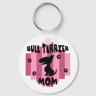 Llavero Cadena de claves Bull Terrier Mom