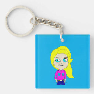 Llavero cadena de claves chibi