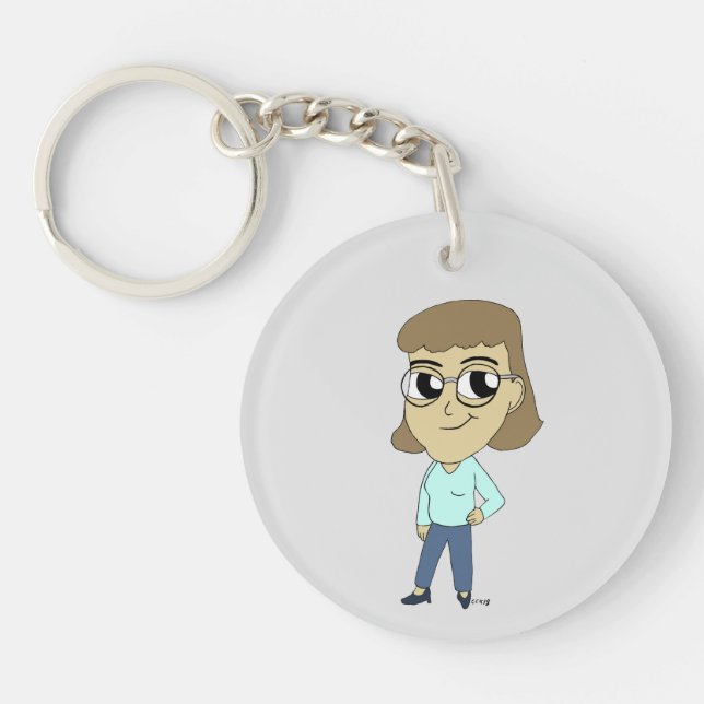 Llavero cadena de claves chibi (Frente)