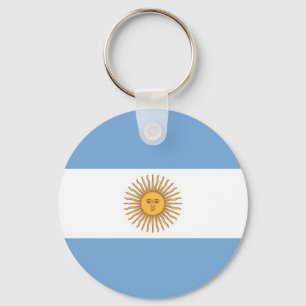 Llavero Cadena de claves con bandera de Argentina