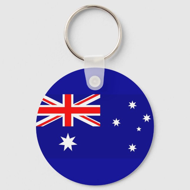 Llavero Cadena de claves con bandera de Australia (Anverso)