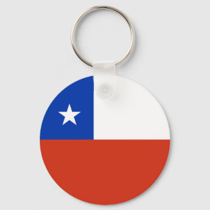 Llavero Cadena de claves con bandera de Chile