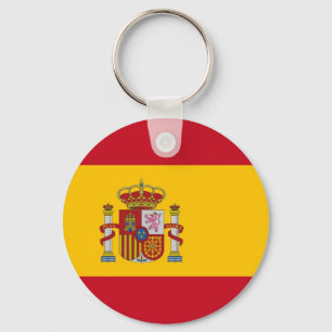 Llavero Cadena de claves con bandera de España