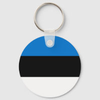Cadena de claves con bandera de Estonia
