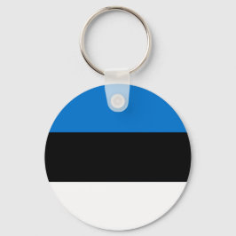Llavero Cadena de claves con bandera de Estonia