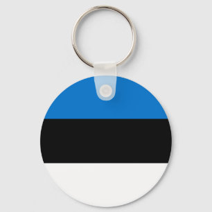 Llavero Cadena de claves con bandera de Estonia