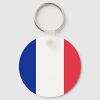 Cadena de claves con bandera de Francia