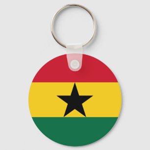 Llavero Cadena de claves con bandera de Ghana