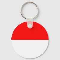 Cadena de claves con bandera de Indonesia