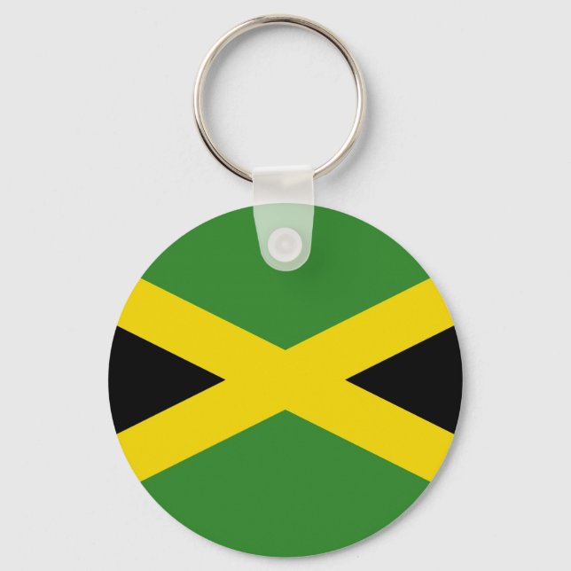 Llavero Cadena de claves con bandera de Jamaica (Anverso)