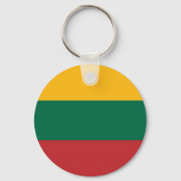 Cadena de claves con bandera de Lituania