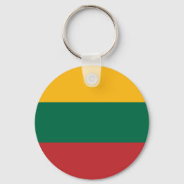 Llavero Cadena de claves con bandera de Lituania