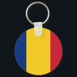 Llavero Cadena de claves con bandera de Rumania<br><div class="desc">Cadena de claves con bandera de Rumania.</div>