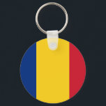 Llavero Cadena de claves con bandera de Rumania<br><div class="desc">Cadena de claves con bandera de Rumania.</div>