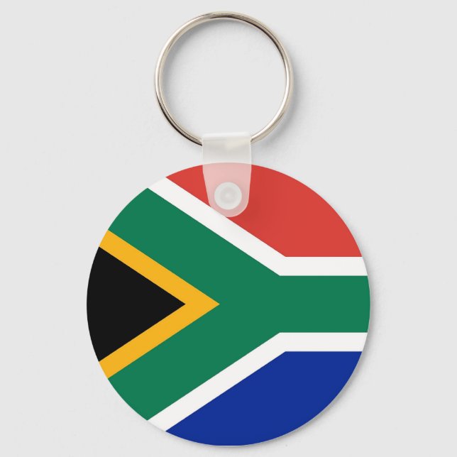 Llavero Cadena de claves con bandera de Sudáfrica (Anverso)
