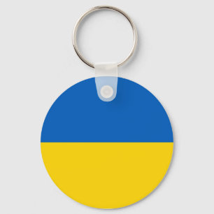 Llavero Cadena de claves con bandera de Ucrania